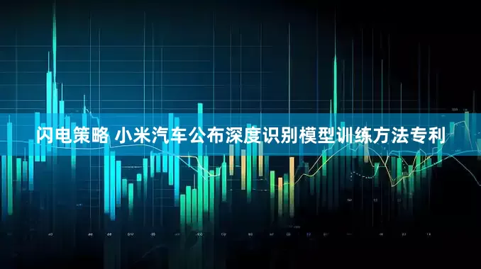 闪电策略 小米汽车公布深度识别模型训练方法专利