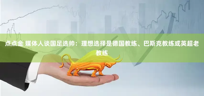 点点金 媒体人谈国足选帅：理想选择是德国教练、巴斯克教练或英超老教练
